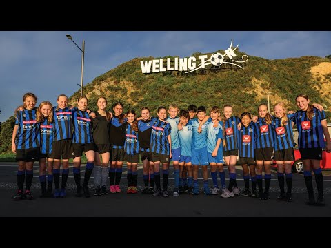 Wellington Airport kicks giant football onto Wellington Sign