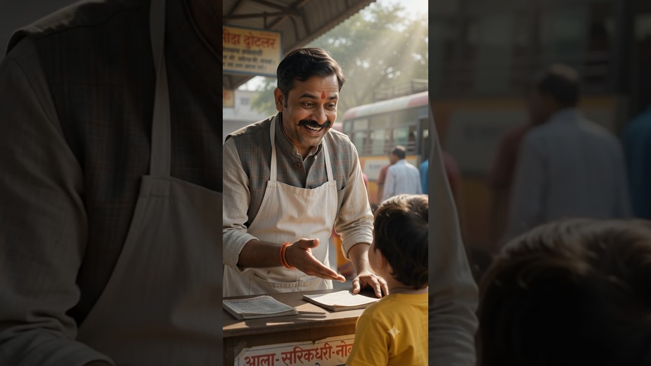 Baby ने Bus Stand पर ऐसा सवाल पूछा 😂 | Shopkeeper Shocked! #shorts #shortvideo #viral