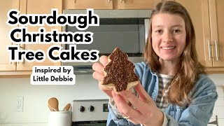 BETTER Sourdough Christmas Tree Cakes | Inspired by Little Debbie's!