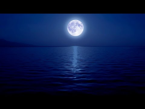 Fall Asleep On A Full Moon Night With Calming Wave Sounds