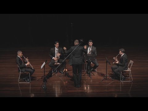 Hino 256 - Sem Deus pai, vivi no mundo Quarteto saxofones 🎷