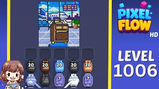 Pixel Flow Level 1006 Solution Walkthrough