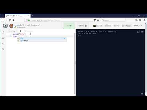 2 2 Python 3 Programming With Repl It
