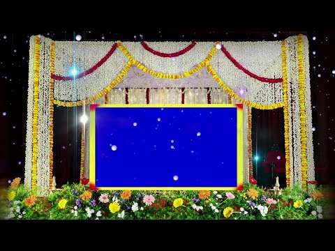 Indian Wedding Madap Croma 2D Animation  1 From VENNELA DIGITALS