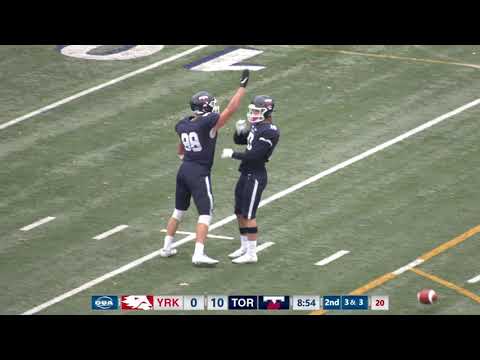 HIGHLIGHTS: Toronto 25 | York 2 (FOOTBALL)