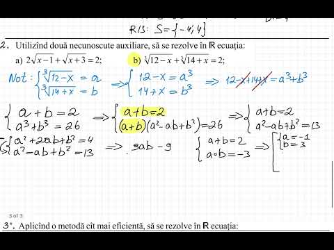Ecuații iraționale 2