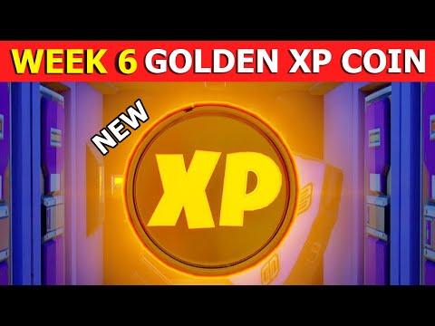 *NEW* Golden XP Coin Locations! WEEK 6 GOLDEN XP COIN FORTNITE!
