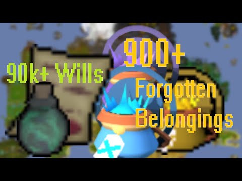 Opening 900+ Forgotten Belongings in RuneScape 3 | (RS3) Parcels from the Dead Event
