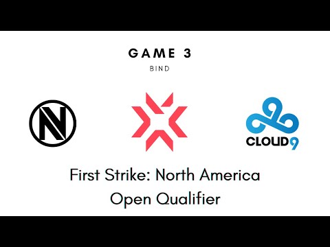 Valorant First Strike Qualifiers Grandfinals | Envy vs Cloud9 Blue Game 3 (FULL GAME)