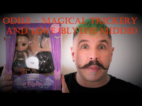 Blythe Middie ODILE (Magical Trickery & Love) unboxing goth ballet Halloween *ADULT DOLL COLLECTOR*