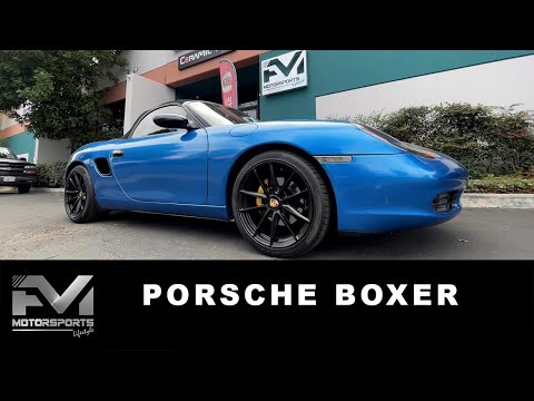 PORSCHE BOXER IN 3M 2080 & GLOSS BLACK