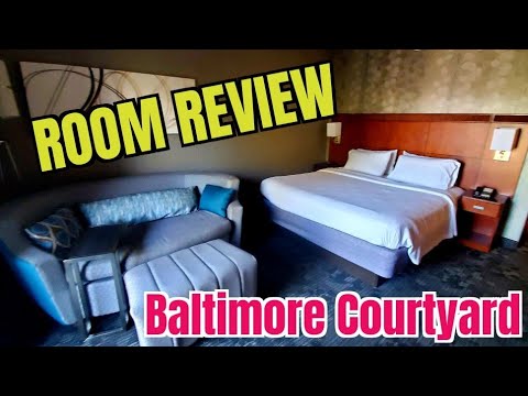 Baltimore Maryland BWI Courtyard by Marriott Airport Hotel Room Review King the Good Bad Ugly