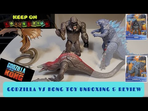 Godzilla vs Kong Toys Unboxing and Review