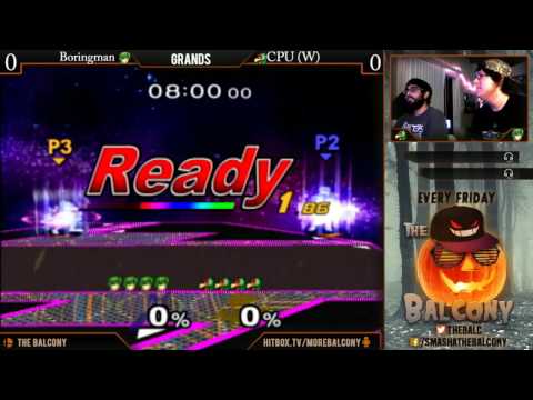 Melee at the Balcony 67 - Grands ft. Boringman (Marth) VS CPU (Falco)
