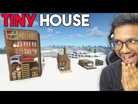 Trying TINY Houses In Minecraft !!!
