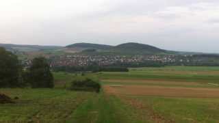 preview picture of video 'Diebach Ortsteil Stadt Hammelburg unterfränkischen Landkreis Bad Kissingen Fahrradweg Saaletal'