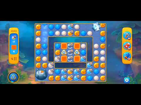 Fishdom Easy Level 9543 (with ingame lightning booster) @choraelmin