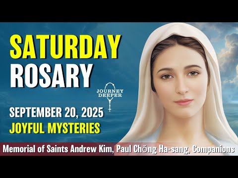 Saturday Rosary 💙 Joyful Mysteries of Rosary 💙 September 20, 2025 VIRTUAL ROSARY