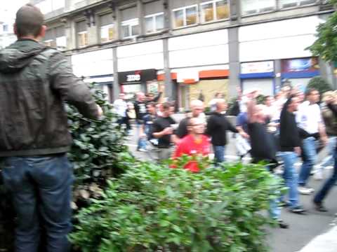 Deutschland Hooligans in Brüssel (1) | Deutschland gegen Belgien 2010