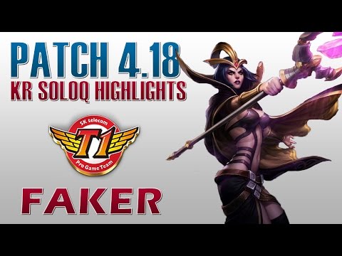 SKT T1 Faker - LeBlanc vs Ahri - KR SoloQ Highlights