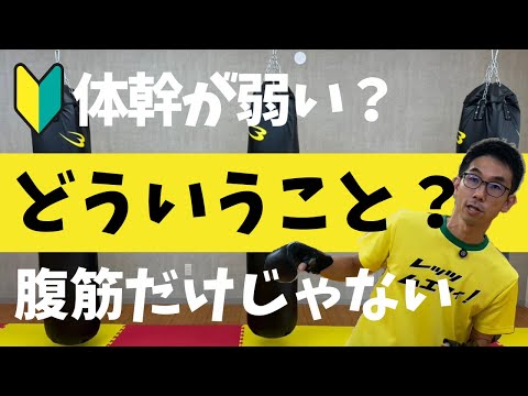 【体幹トレの誤解】腹筋・背筋だけ鍛えても体幹は強くならない！のサムネイル