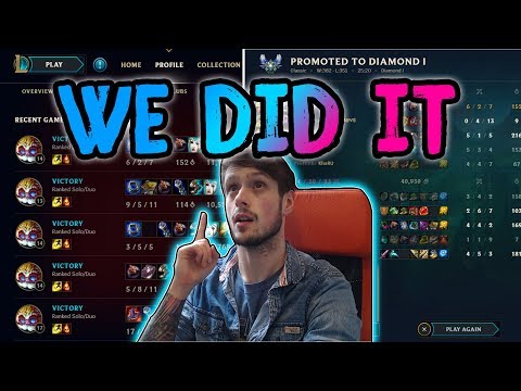 HEIMERDINGER DIAMOND 1 SOLOQUEUE! UNBEATABLE D1 WIN STREAK? | FULL TWITCH STREAM - League of Legends