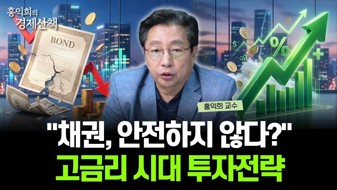 "자산배분의 힘" 채권 비중 줄이고 '이 자산' 비중을 늘려야 하는 이유 | 홍익희 교수