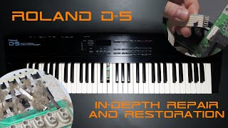 Video thumbnail for Repairing a dirty synth from 1989! ROLAND D5 by The Repair Lair