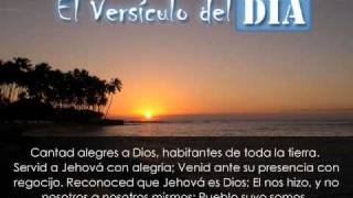 Miniatura del video: El versiculo del dia .com - Salmos 100 v1-3