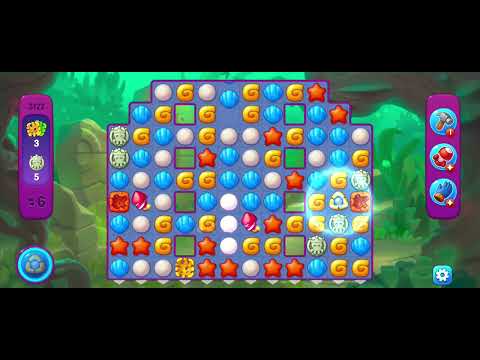 Fishdom gameplay level 3122