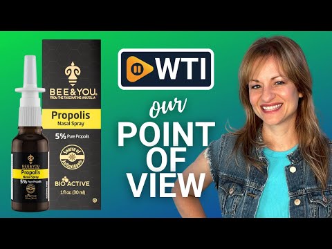 BEE and You Natural Propolis Nasal Spray 1 Fl oz | Congestion Relief Drug Free & Alcohol Free Medical Grade Propolis Nose Drops - WTI product video review