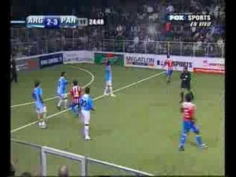 Gol de Cásceres Showball Argentina VS Paraguay