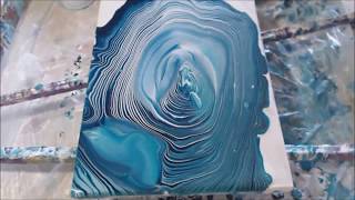 acrylic pour,fluid painting,treering,dirty pouring (90)