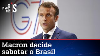 O esquerdista Macron contra o Brasil