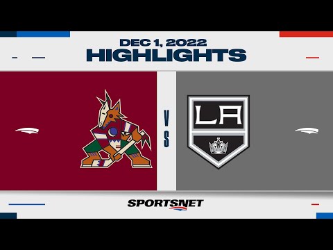 NHL Highlights | Coyotes vs. Kings - December 1, 2022