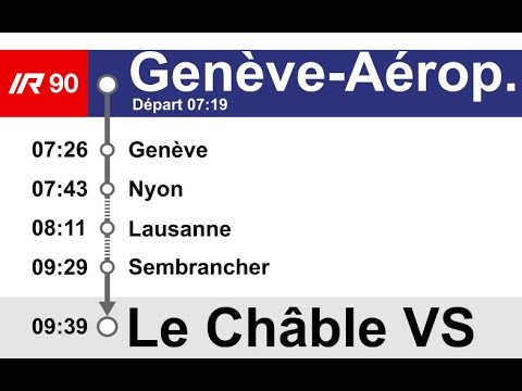 annonces CFF » IR90/R Genève-Aéroport — Le Châble VS (2023) | VerbierExpress | SLBahnen