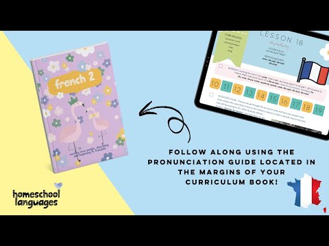 Practice your French pronunciation with Lesson 84 in Homeschool Languages French 2