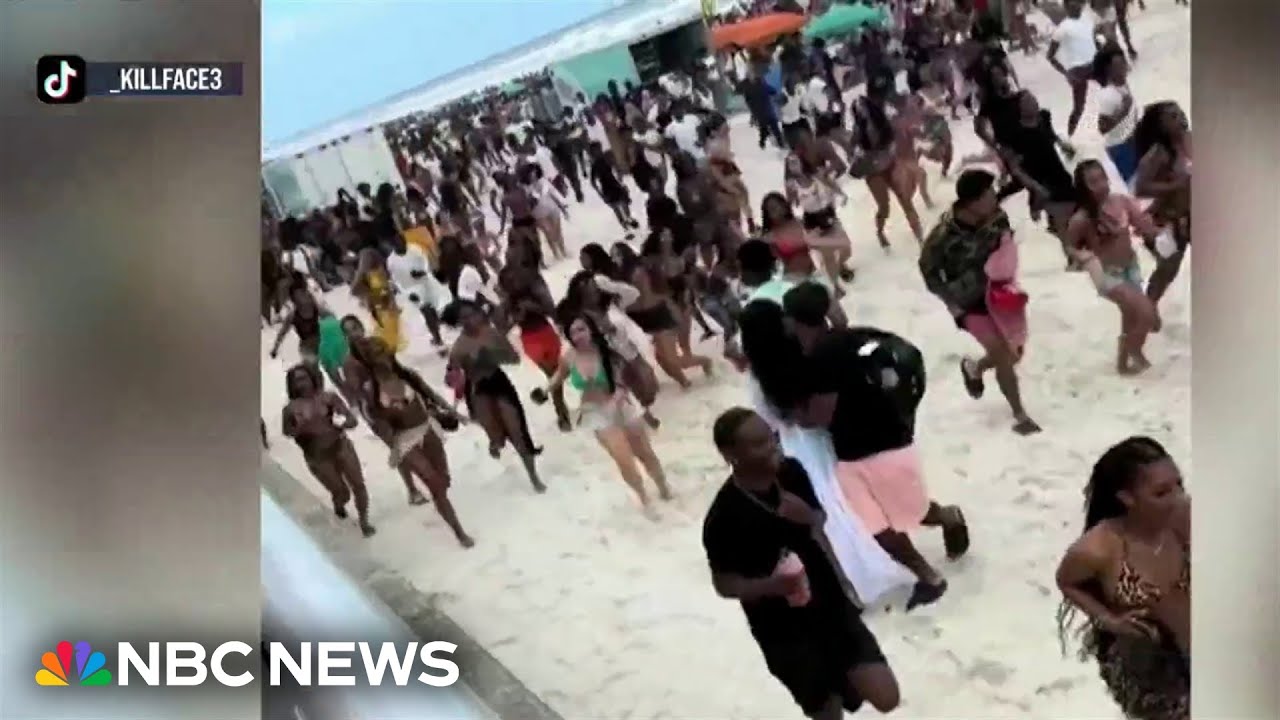 Chaos erupts during spring break in Florida