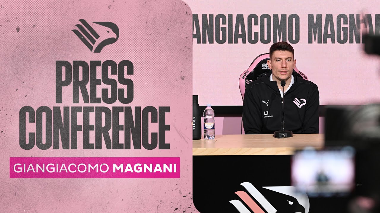 VIDEO Palermo: la conferenza stampa di presentazione di Giangiacomo Magnani