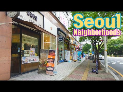 Viagem à cidade de Seul - caminhada em Changji-dong, passeio a pé [Songpa-gu 3] Este é um lugar em Seul para se refrescar e dar um passeio na linha LAN [4K] 2(3)-22