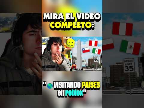 🌎VISITE PAISES en roblox #shorts #short #game #games #viral #parati #juego #juegos #roblox #robux
