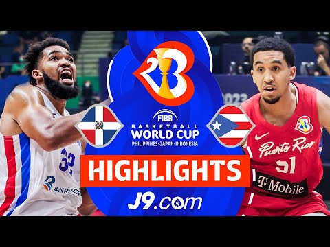 Dominican Republic 🇩🇴 vs Puerto Rico 🇵🇷 | J9 Highlights | FIBA Basketball World Cup 2023