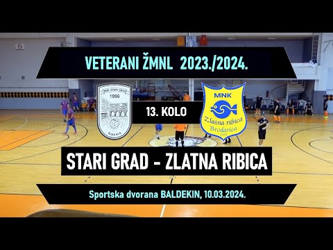 VETERANI ŽMNL: STARI GRAD - ZLATNA RIBICA  0:0, 10.03.2024.