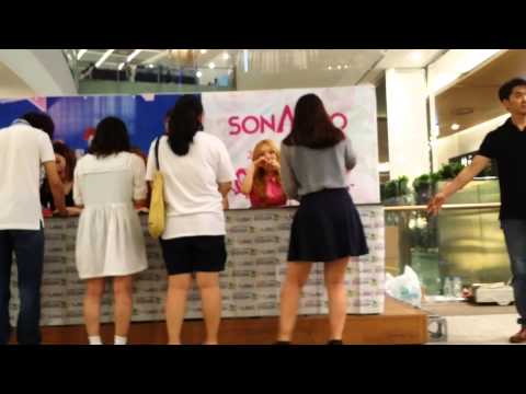 150808 Sonamoo fansign fancam 7 Minjae