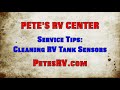 How to Clean Your RVs Holding Tank Sensors