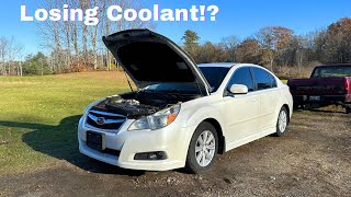 Diagnosing A 2012 Subaru's Loss Of Coolant!