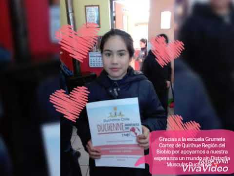 Concientización Duchenne del colegio Grumete Cortéz de Quirihue Región del Bío Bío.