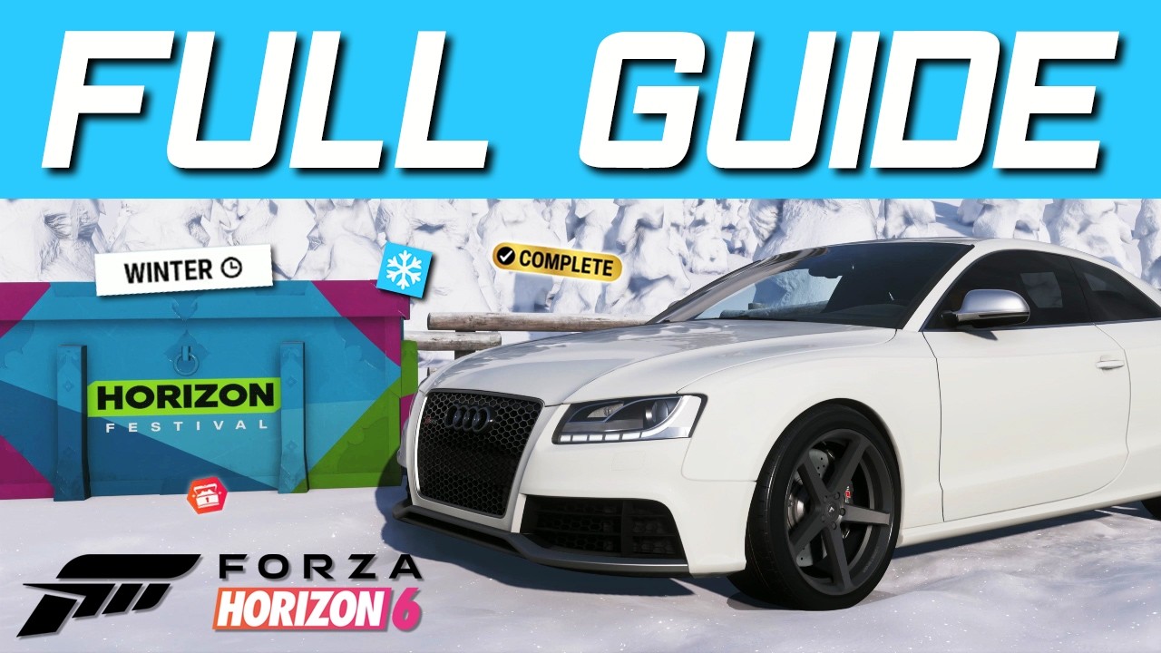 Forza Horizon 6 TREASURE HUNT Sotoyama Region (Winter Festival Playlist Treasure Chest Location)