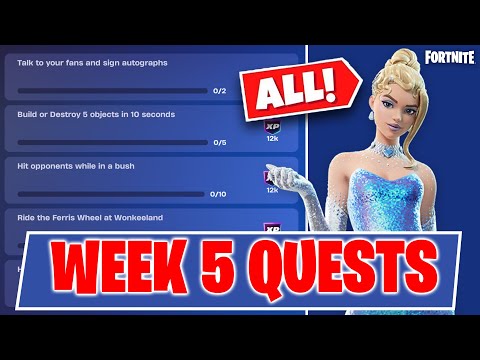 How to *EASILY* Complete All Week 5 Quests in Fortnite Chapter 7