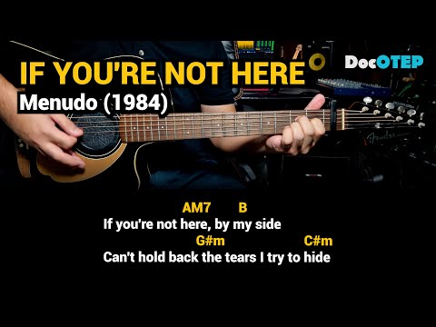 If You're not here - Menudo